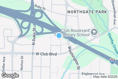 Map image of the property - 1615 Dexter St