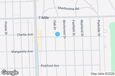 Map image of the property - 18694 Oak Dr