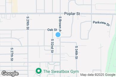 Map image of the property - 615 S Brown Ave