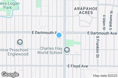 Map image of the property - 3140 S Corona St