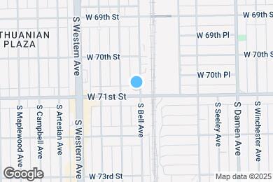 Map image of the property - 2228 W 71st St