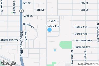 Map image of the property - 1310 Curtis Ave