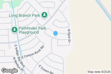 Map image of the property - 1118 E Desert Springs Way