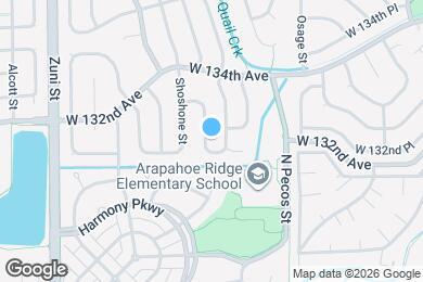 Map image of the property - 13140 Raritan Ct