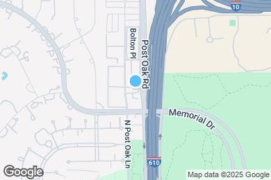 Map image of the property - 376 N Post Oak Ln