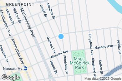 Map image of the property - 723 Humboldt St