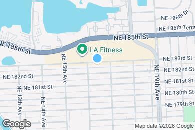 Map image of the property - 1640 NE 183rd St