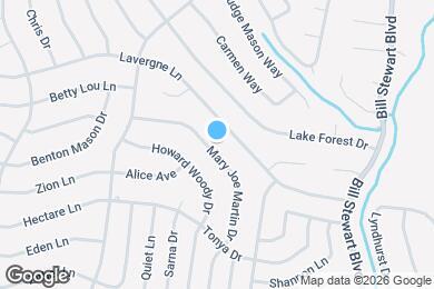 Map image of the property - 127 Mary Joe Martin Dr