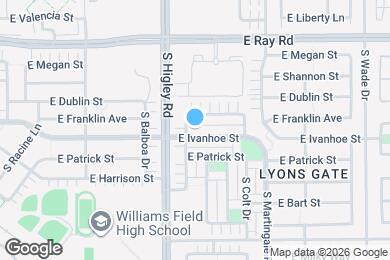 Map image of the property - 3258 E Ivanhoe St