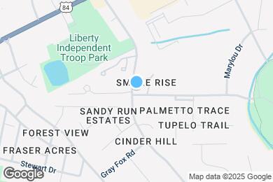 Map image of the property - 601 Tupelo Trail
