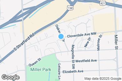 Map image of the property - 201 Oakwood Ct