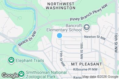 Map image of the property - 3318 19th St NW