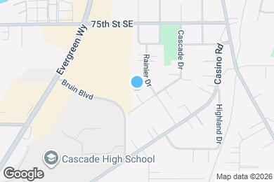 Map image of the property - 1117 Cascade Dr