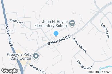 Map image of the property - Courts at Walker Mill Apartments