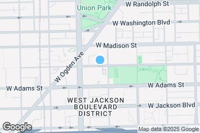 Map image of the property - 1517 W Monroe St