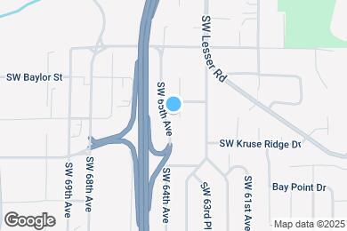 Map image of the property - 12607 SW 64th Ave