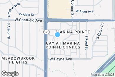 Map image of the property - 8400 S Upham Way