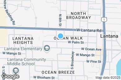 Map image of the property - 715 W Palm St