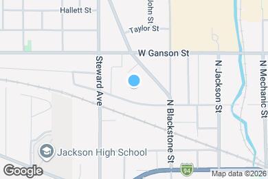 Map image of the property - 524 N Blackstone St