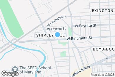 Map image of the property - 2546 W Baltimore St