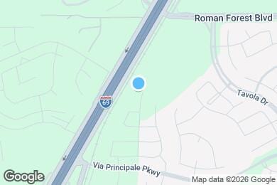Map image of the property - 18610 Rosehill Pr Dr