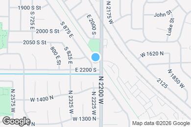 Map image of the property - 2177 S 875 E