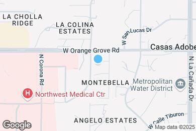 Map image of the property - 1777 W Placita de Ocampo