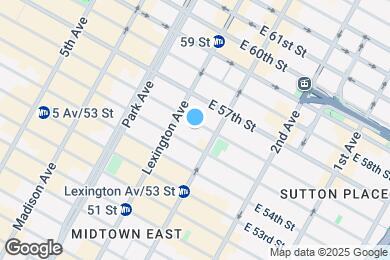 Map image of the property - 150 E 56th St
