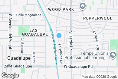 Map image of the property - 6103 S Parkside Dr
