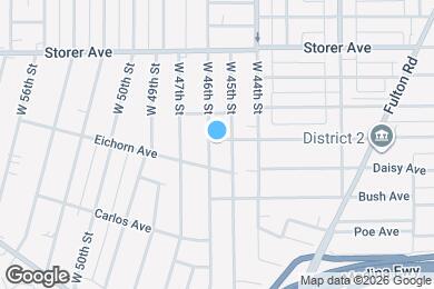Map image of the property - 3475 W 46th St