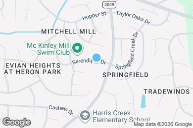 Map image of the property - 3608 Serendipity Dr