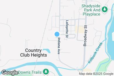 Map image of the property - 713 Indiana Ave