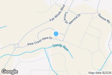 Map image of the property - 174 Pine Crest View Dr