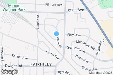 Map image of the property - 2751 Henley Dr