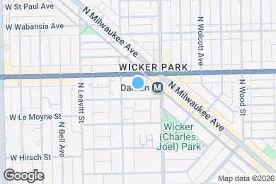 Map image of the property - 2032 W Pierce Ave