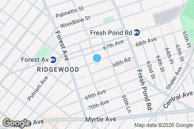 Map image of the property - Room in Shared 4 bed/2 bath home in Ridgewood