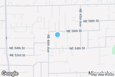 Map image of the property - 5515 NE 41st Ave