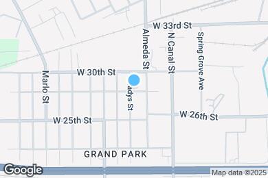 Map image of the property - 3803 Gladys St