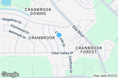 Map image of the property - 13907 Beckwith Dr