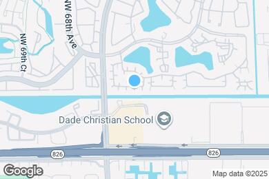 Map image of the property - 6460 NW 170th Terrace