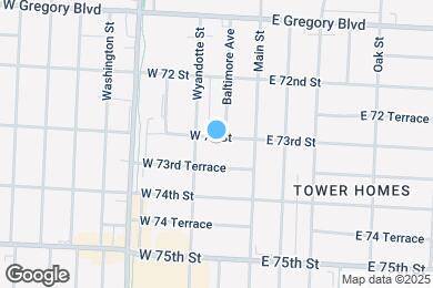 Map image of the property - 109 W 73rd St