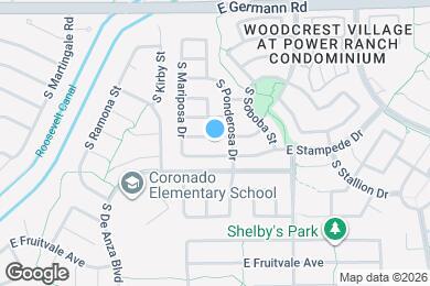 Map image of the property - 3689 E Sundance Ave