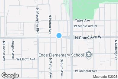 Map image of the property - 804 N Grand Ave W