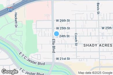 Map image of the property - 1630 W 24th St