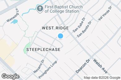 Map image of the property - Updated 4 Bed, 3 Bath Home for Fall 2026 Move In!