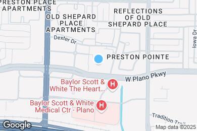 Map image of the property - Furnished Studio-Dallas - Plano Parkway