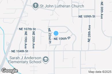 Map image of the property - 2300 NE 106th St