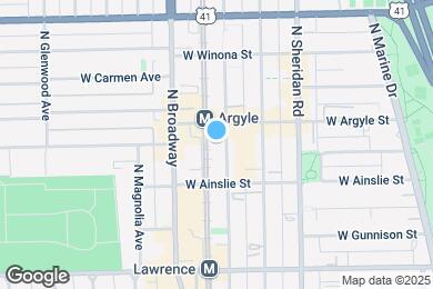 Map image of the property - 4938 N Winthrop Ave