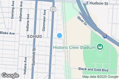 Map image of the property - 493 E Maynard Ave