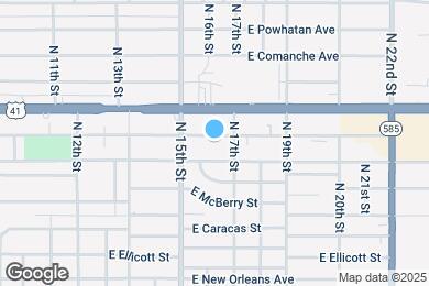 Map image of the property - 1517 E Giddens Ave